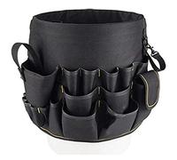Organisateur D'outils de Seau D'outils, Porte-Outils en Toile de Seau et Organisateur avec 56 Poches pour L'organisation de Seau