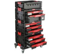 Organisateur d'outils - PRO - 3x tiroirs - Conteneur sur roulettes - Plastique - 100 kg max