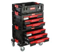 Organisateur d'outils - PRO - Module sur roulettes - 2 tiroirs - 3 compartiments - Plastique