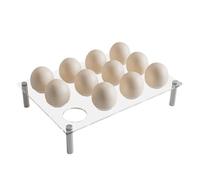Organisateur d'œufs pour - Portable polyvalent plateau en acrylique transparent, durable, 12 trous, cuisine, maison | Multipurpose Outdoor Indoor Utility