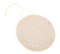 Organisateur en Bois pour Barrettes et Serrage-têtes Décoratif | Présentoir Mural Beige, Rangement Maison, Finition Soignée, pour Clips et Bandeaux, Style Déco