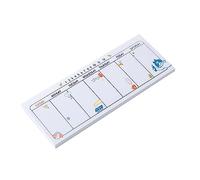 Organisateur hebdomadaire de qualité à longue bande, carnet de notes, planificateur hebdomadaire, motifs pour objectifs, tâches, idées, Notes