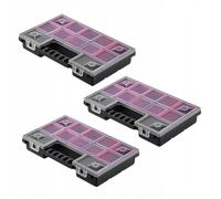 Organisateur KADAX, boîte à outils en plastique, 28 x 18 cm, 3 pièces
