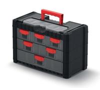 Kistenberg Organiseur MULTICASE CARGO 30 KMC301 avec tiroirs 400 x 200 x 260 Noir