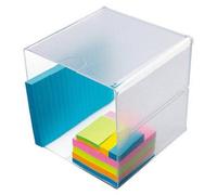 Organisateur modulaire avec compartiment vide, transparent, vendu à l'unité