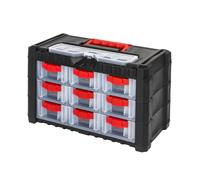 Organisateur Multicase Cargo Magazine de pièces clientes rouge noir tiroirs 3...