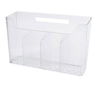 Organisateur Murale Transparent Rangement Sous Evier Cuisine, Meuble Van Aménagé, Idéal Film Plastique, Papier Alu et Accessoires