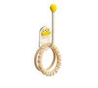Organisateur pour pinces à cheveux - Porte-nœuds amusant autocollant mural - Collier de bijoux avec bandeau pour chouchous - Crochet de rangement décoratif