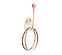 Organisateur pour pinces à cheveux - Porte-nœuds amusant autocollant mural - Collier de bijoux avec bandeau pour chouchous - Crochet de rangement décoratif