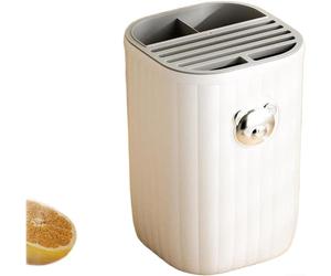 Organisateur pratique pour ustensiles de cuisine, avec un emplacement spécial pour les baguettes ainsi que des compartiments supplémentaires pour les cuillères, les fourchettes et les accessoires de c