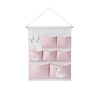 Organisateur Rose Organisateur De Brillant à Lèvres Sac Suspendu à La Porte De La Maison Sac Suspendu Au Mur Sac De Rangement Mural Nacré Positionner En Bois