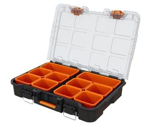 Organisateur WORX BY KETER STACK N ROLL, 48 x 33 x 11,5 cm, Noir