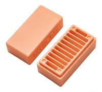 Organiseur Aiguilles 3D - Boîte de Rangement 9 Cases pour Fils et Épingles, Solution Compacte pour Atelier, Matériau pour petg pour robuste Taille 90x50x50mm(Orange)