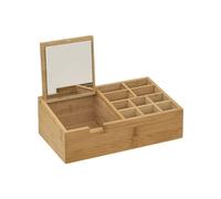 Organiseur avec miroir Tidy smart bambou