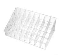 Organiseur cosmétique 40 grilles en plastique | 36 compartiments transparents, tri clair, facile à nettoyer, pour rouge à lèvres et bague (40 grilles)