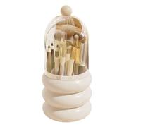 Organiseur cosmétique rotatif - Boîte de rangement de maquillage de 25 cm de haut - Valise cosmétique rotative pratique - Support polyvalent pour salle de bain - Outil de présentation compact