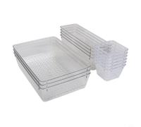 Organiseur Cosmétiques Transparent 9.2x6.3 Pouces
