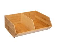 Organiseur 2 bacs bambou grand modèle - 5 five simply smart