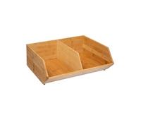 Organiseur 2 bacs bambou grand modèle - 5 five simply smart