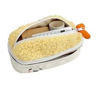 Organiseur de - Boîte Portable en Peluche Taille Large - Boîte à avec porte-fil à motif cartoon,Pour la maison, l'école, le voyage, l'anniversaire, les cadeaux de fête