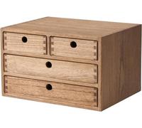 Organiseur de bureau en bois avec tiroirs pour le rangement à la maison et au bureau