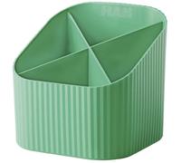 Organiseur de bureau - HAN - Re-X-LOOP - 4 compartiments - plastique écologique - vert