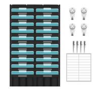 Organiseur de bureau mural, tableau de rangement de poche, porte-dossiers suspendus