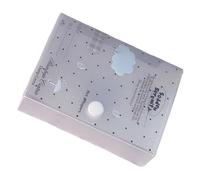 Organiseur de cartes 7,6 cm - Boîte de rangement étanche en polypropylène avec couvercle rabattable - 10,9 x 8,9 x 3,18 cm - Pour bureau, gestion, présentation, propriétaire