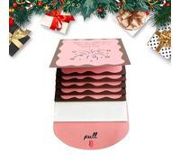 Organiseur de cartes cascade - Livret décoratif extractible, support de mémoire de vœux de Noël | Parfait pour les vacances, les anniversaires, l'école, les fêtes, les réunions de famille, le