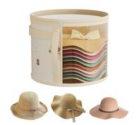 Organiseur de chapeau empilable et résistant à la poussière - Sac de présentation pliable