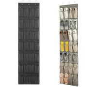 Organiseur de chaussures à suspendre - Maille solide - 28 poches - Blanc - Durable