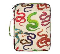 Organiseur de classement extensible, résistant à l'eau pour bureau, école, porte-documents à 3 anneaux avec dossier accordéon, pochette à fermeture éclair, nylon durable