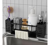 Organiseur de cuisine et de salle de bains avec bac de vidange à vidage automatique