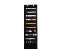 Organiseur De Dossiers Suspendus - Tissu Oxford Résistant, 10 Poches, Imperméable, Noir, 124 X 35 X 19,5 Cm, Idéal Pour La Maison Ou Le Bureau