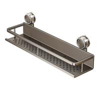 Organiseur de douche à ventouse, étagère de salle de bain, rangement mural peu encombrant, design antirouille, ventouses faciles à