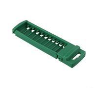 Organiseur de douilles de mécanicien vert 6,35 mm de long | Construction robuste en ABS, résistant à l'usure, durable, maintien sûr, idéal pour les outils lourds