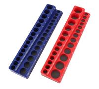 Organiseur de Douilles Magnétiques 3/8 Pouces, Support de Rangement Efficace pour les Réparations à Domicile et Professionnelles, 2 Pièces