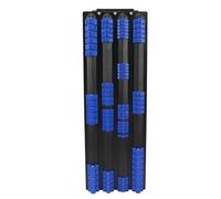 Organiseur de Douilles Robuste 80 Pièces, Support Portable pour Douilles 1/4 Po, 3/8 Po et 1/2 Po, Rail Modulable avec Poignée Ergonomique en ABS et Métal, pour Mécaniciens et DIY (Bleue)