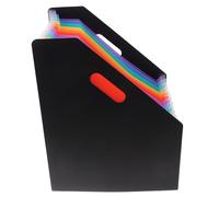 Organiseur de Fichiers Extensible Vertical en Pp, Grosse Capacité | Dossier Accordéon à Couches Multiples, Rangement Modulable, Design Élégant et Peu Encombrant pour Bureau