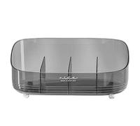 Organiseur De Maquillage Pour Coiffeuse - Boîte Cosmétique Détachable à 4 Compartiments - Étuis de Présentation pour Cosmétiques,Pour Salle de Bain Chambre Coiffeuse Comptoir Commode Bureau Dortoir Ta
