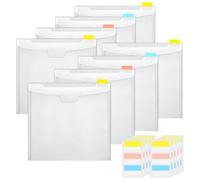 Organiseur de papier pour scrapbooking avec onglets adhésifs Transparent