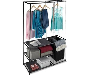 Organiseur de penderie avec panier à linge RD7468, 180 cm