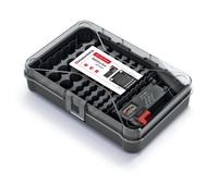 Kistenberg Organiseur de piles Battery Box KBBT avec testeur amovible Noir