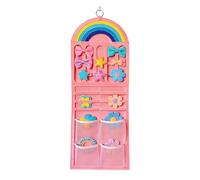 Organiseur De Pinces À Cheveux - Organiseur Mural Arc-en- Pour Nœuds De Cheveux, Design Léger Et Durable Pour Bandeaux, Bijoux, Chouchous, Lunettes De Soleil, Organisateurs Pratiques | Rangement A