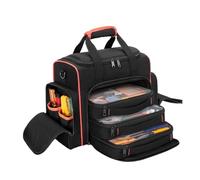 Organiseur de poche à outils - Grand sac à outils avec plusieurs poches, 3 | Sac de rangement pour outils, design multi-poches, valise amovible, organisateur de grande capacité, porte-outils pour