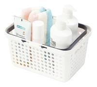 Organiseur De Rangement Portable Et Durable Avec Poignées Pour Salle De Bain, Produits De Nettoyage Et Plus Encore - Empilable Et Polyvalent