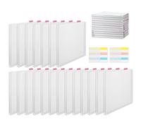 Organiseur de rangement pour de scrapbooking - Organisateur de | Lot de 12 supports de rangement de papier avec onglets autocollants - Organiseur pour papier de scrapbooking, carton