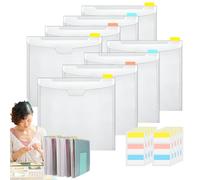 Organiseur de rangement transparent pour scrapbooking | Onglets adhésifs en papier, organiseurs pour loisirs créatifs 30,5 x 30,5 cm