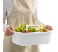 Organiseur de salle de bain panier organiseur porte-maquillage robuste et | Résistant à l'usure pour meuble de salle de bain, réfrigérateur, garde-robe, salon et coiffeuse