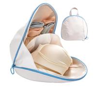 Organiseur de sous-vêtements de 3 en 1 pour lingerie, soutien-gorge | Imperméable et léger avec compartiments pour soutien-gorge, chaussettes et accessoires essentiels pour femme en voyage